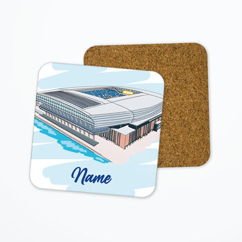 Personalised Everton Fc Coaster, Hill Dickinson Stadium, 3 of 3
