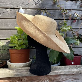 Medium Brim Fold Up Straw Hat, 5 of 6