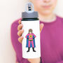 Design Your Own Personalised Supergirl Water Bottle, thumbnail 1 of 3