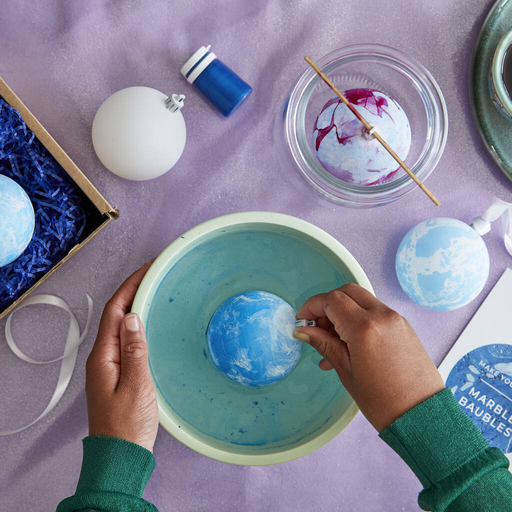 Make Your Own Christmas Marble Baubles Kit, 1 of 5
