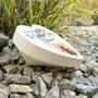 Personalised Pet Rainbow Bridge Photo Resin Heart Grave Marker, thumbnail 2 of 5