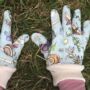 Childs Cuffed Gardening Gloves, thumbnail 1 of 7