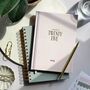 2025 Personalised Weekly Planner, Pink And Gold Foil, thumbnail 4 of 10