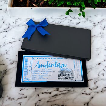 Edinburgh Personalised Holiday Gift Voucher Ticket, 6 of 11