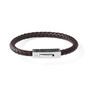 Personalised Men’s Contemporary Clasp Leather Bracelet, thumbnail 8 of 8