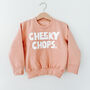 Cheeky Chop Personalised Children's Nickname Sweatshirt, thumbnail 3 of 11