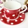 Cath Kidston Cup And Saucer Pink Spotted, thumbnail 3 of 4