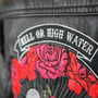 Custom Gothic Wedding Jacket 'Hell Or High Water', thumbnail 3 of 9