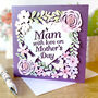 Personalised Mother's Day Floral Card, thumbnail 2 of 4