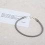 Recycled Bass Guitar String Bracelet, thumbnail 5 of 12