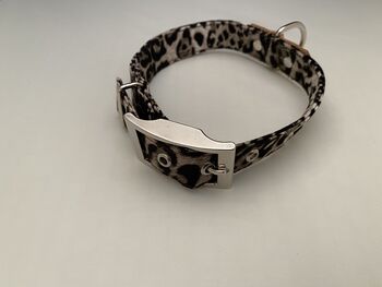 Leopard Print Designer Collar, 2 of 7