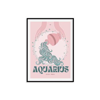 Aquarius Zodiac Print, 5 of 12