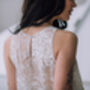 Sleeveless Wedding Dress Topper Lace Bridal Top, thumbnail 5 of 12