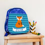 Children's Personalised Insulated Fox Lunch Bag, thumbnail 6 of 9