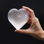 Selenite Heart | 10cm, thumbnail 1 of 3