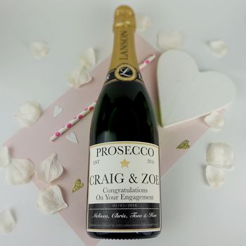 Personalised Champagne Prosecco Or Wine Label, 2 of 9