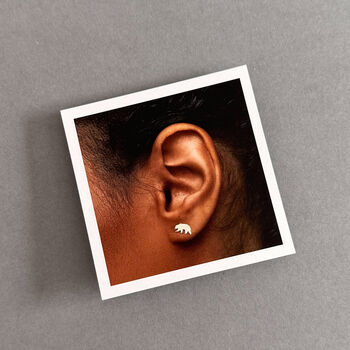 Mama Bear Sterling Silver Earrings, 9 of 10