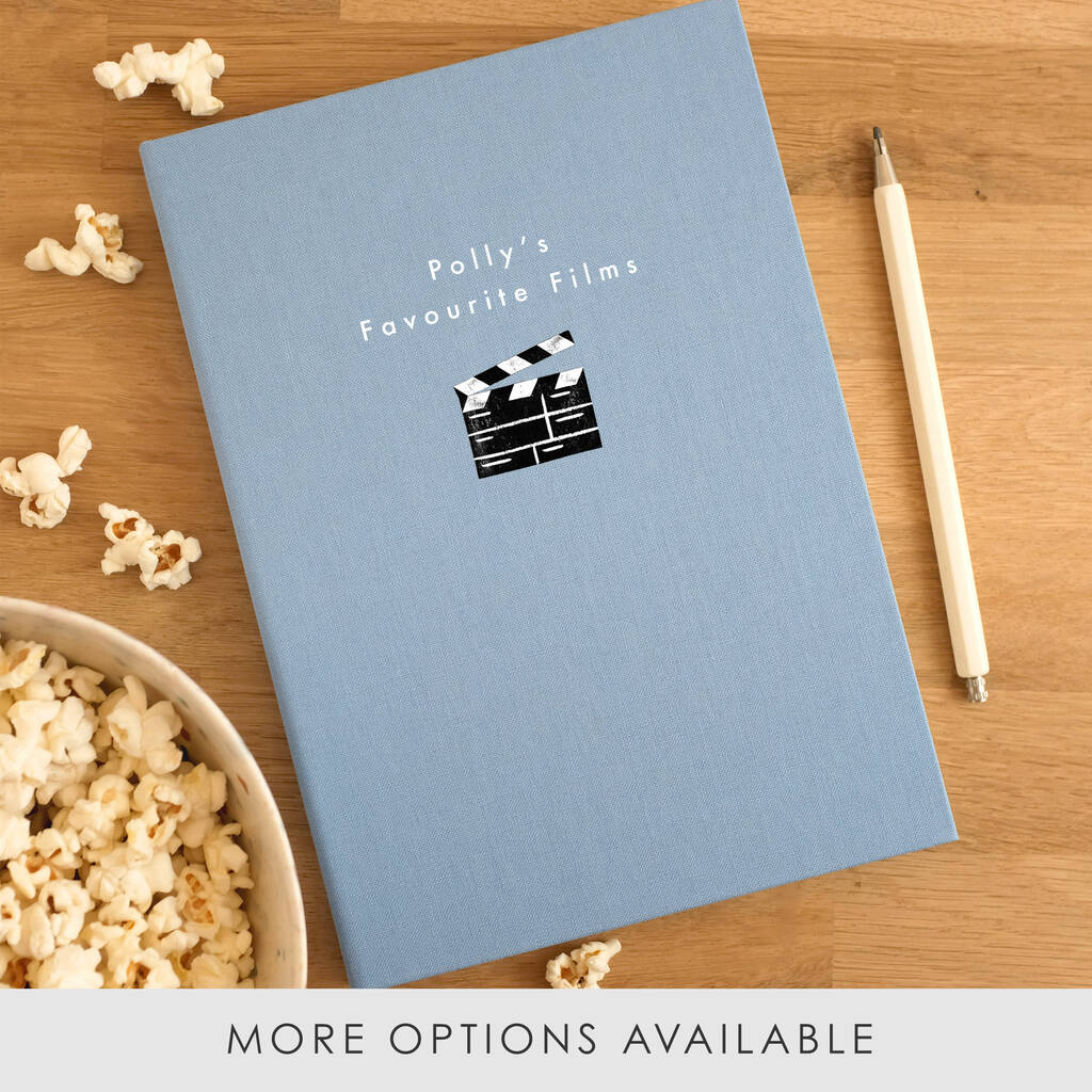 Personalised Film A5 Cloth Bound Notebook, 1 of 8
