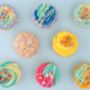 Blue And Rainbow Cupcakes Box By Lola's Cupcakes, thumbnail 3 of 7