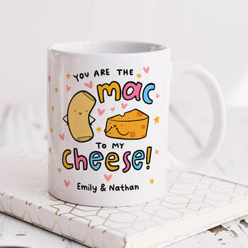 Personalised Mug 'Mac To My Cheese', 3 of 4