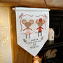 Personalised Santa Stop Here Nutcracker Mouse Wall Hanging, thumbnail 1 of 3
