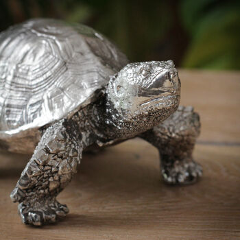 Silver Tortoise Ornament, 2 of 4