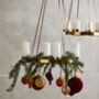 Brass Candle Advent Wreath, thumbnail 1 of 4