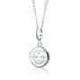 Sterling Silver Rich Tea Biscuit Charm Necklace, thumbnail 2 of 6