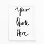 Personalised Bespoke Hand Calligraphy Print Unframed, thumbnail 2 of 10