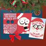 Scream And Shake 3D Funny Santa Christmas Card! Humourous Xmas Joke Card For Him And Her, thumbnail 1 of 10