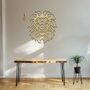 Geomtric Lion Wooden Wall Art Decor, Gift For Home Spaces, thumbnail 8 of 11