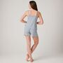 Women's 'Cornish' Bamboo Lace Camisole Short Pyjama Set, thumbnail 3 of 7
