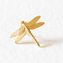 Dragonfly Lapel Pin – Silver/Gold Vermeil Plated, thumbnail 1 of 6