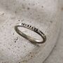 Personalised Men's Stacker Ring, thumbnail 5 of 10