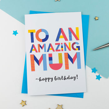 Amazing Mum Personalised Card, 2 of 2
