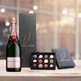 Vino Coco Moët And Chandon Pink Champagne And Truffles Gift Set, thumbnail 1 of 8