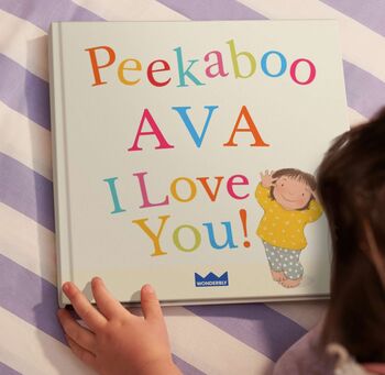 Personalised Childrens Story Peekaboo, I Love You, 3 of 7