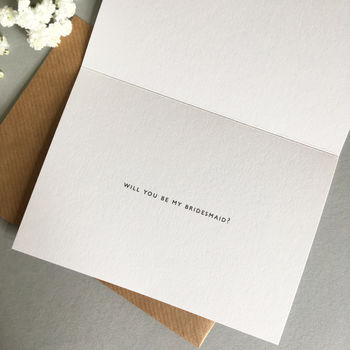 Will You Be My Bridesmaid Card, 2 of 8