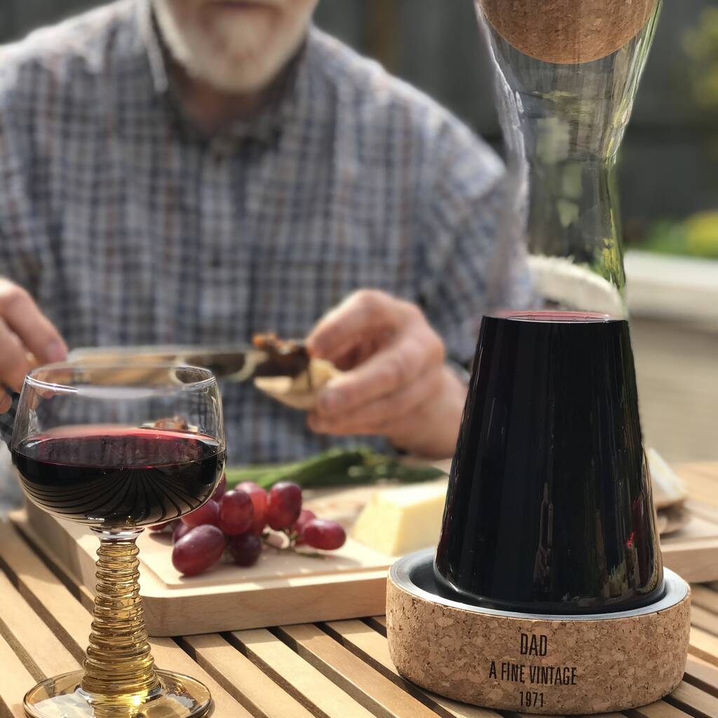Milestone Birthday 'Vintage Year' Wine Carafe Set, 1 of 11