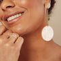 Hello You! Round Sun Statement Stud Earrings, thumbnail 2 of 9