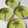 Handmade Green And Gold Palm Tree Ring Dish, thumbnail 3 of 5