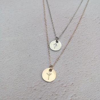 Personalised Dainty Viking Rune Necklace, 3 of 8
