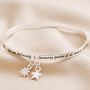 'Favourite Person' Meaningful Word Bangle, thumbnail 4 of 5
