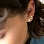 Personalised Sterling Silver Shooting Star Earrings, thumbnail 1 of 8