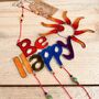 ‘Be Happy’ Positive Mantra Rainbow Sun Catcher, thumbnail 4 of 5