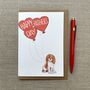 Cavalier King Charles Spaniel Father's Day Card, thumbnail 1 of 3