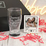 Personalised Best Boyfriend Or Husband Pint Glass, thumbnail 4 of 5