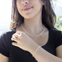 Personalised Freshwater Pearl Necklace And Bracelet Set, thumbnail 1 of 10
