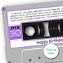 30th Birthday Print Songs On The Day You Were Born 1996, thumbnail 4 of 12