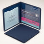 Blue Badge Wallet Disabled Parking Permit Holder Navy Drill, thumbnail 9 of 9